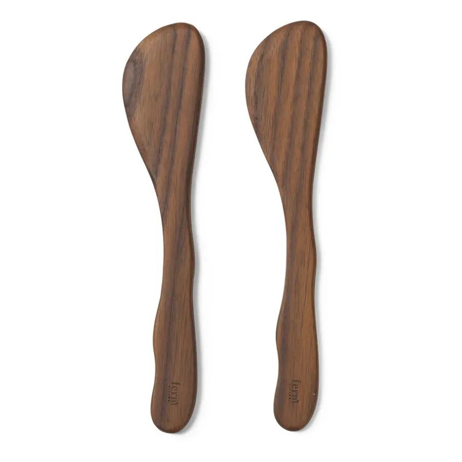 Cairn smörkniv 2-pack, Dark Brown^Ferm Living Online