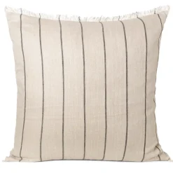 Calm kudde camel-black, 78x78 cm^Ferm Living Discount