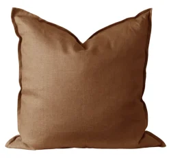 Kuddfodral-Scandi Living Calm kuddfodral linne 50x50 cm, Almond Brown