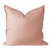 Calm kuddfodral linne 50x50 cm, Dusty Rose^Scandi Living Best
