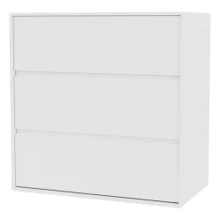 CARRY byrå 3 lådor, New white^Montana Discount