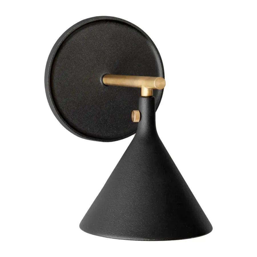 Läslampor|Vägglampor-Audo Copenhagen Cast Sconce vägglampa diffuser fast installation, Black