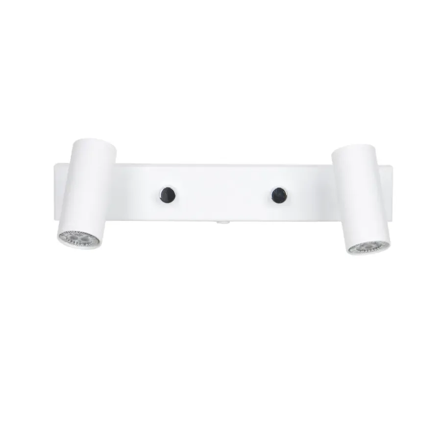 Cato vägglampa, dubbel, mattvit^Belid Sale