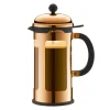 Kaffekannor, Presskannor & Kaffefilter-Bodum Chambord modern presskanna koppar, 8 koppar