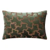 Kuddfodral-Chhatwal & Jonsson Chand kuddfodral 40x60 cm, Forest green-cognac