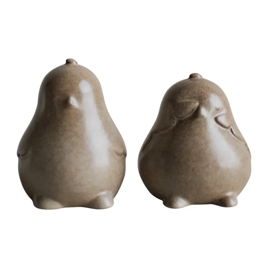 Chubby chicken påskdekoration 2-pack, Beige^DBKD