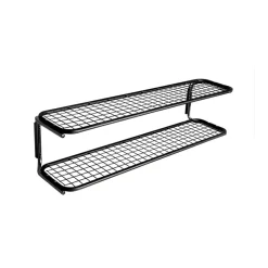 Classic 650 skohylla, svart/krom, 2 plan, 50 cm^Essem Design Outlet