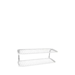 Classic 650 skohylla, vit/krom, 2 plan, 80 cm^Essem Design Hot