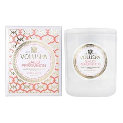 Doftljus & Doftpinnar-Voluspa Classic Maison Blanc doftljus 60 timmar, Saijo Persimmon