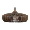 Lampskärmar-Umage Clava Dine Wood lampskärm Ø43 cm, Dark oak