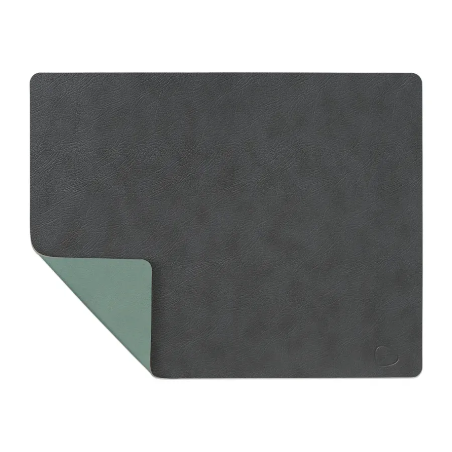Bordstabletter-LIND DNA Cloud-Nupo bordstablett vändbar square 1 st, antracitgrå-pastellgrön