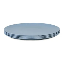 Plasttallrikar-Koziol Club tallrik Ø26 cm 4-pack biocirkulär termoplast, Nature flower blue