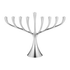 Ljusstakar-Georg Jensen Cobra menora nioarmad ljusstake, Rostfritt stål