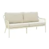 Trädgårdssoffor & Trädgårdsbänkar|Balkongmöbler·Balkongsoffor-Brafab Coleville soffa, Pearl white-dot beige, 3-sits