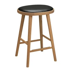 Barstolar-Hans K Colibri barpall 63 cm, Ek oljad-svart dyna