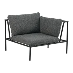 Trädgårdssoffor & Trädgårdsbänkar|Loungemöbler·Loungesoffor-Brafab Collier soffmodul, Svart-teddy ant, hörn