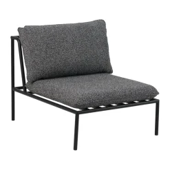 Trädgårdssoffor & Trädgårdsbänkar|Loungemöbler·Loungesoffor-Brafab Collier soffmodul, Svart-teddy ant, mittdel