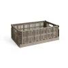 Förvaringskorgar-HAY Colour Crate L 34,5x53 cm, Warm grey