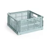 Boxar & Askar-HAY Colour Crate M Square 29,5x29,5 cm, Dusty blue