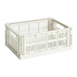 Förvaringskorgar-HAY Colour Crate M 26,5x34,5 cm, Off-white