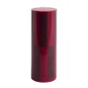 Ljus-HAY Column Candle blockljus large 25 cm, Wine-bordeaux large check