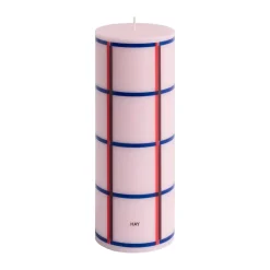 Column Candle blockljus medium 20 cm, Light pink-red-bordeaux-dark blue^HAY Sale