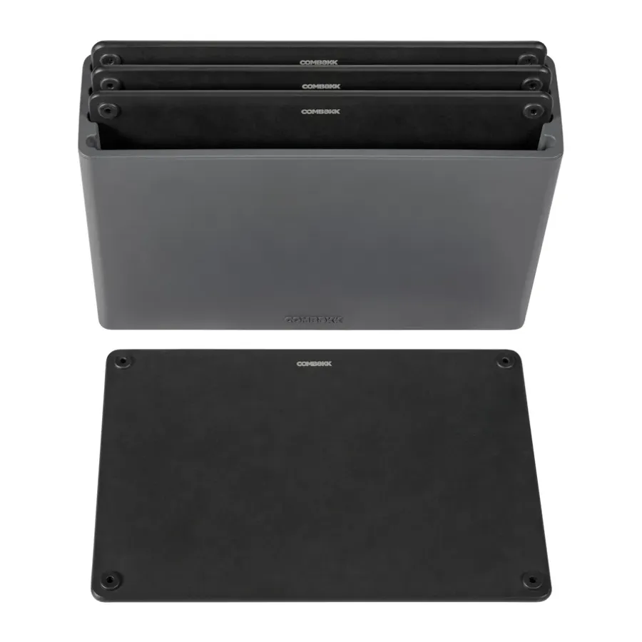 Skärbrädor-Combekk skärbräda 4-pack, Black-black