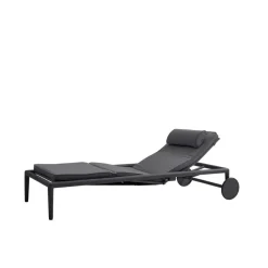 Sittmöbler·Solstolar & Solsängar|Solstolar & Solsängar-Cane-line Conic solsäng, Grey