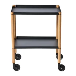 Serveringsvagnar & Rullvagnar-Andersen Furniture Connect bord, Oljad ek, svart metall