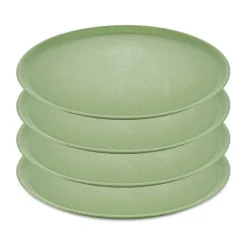 Connect tallrik Ø25,5 cm 4-pack, Nature leaf green^Koziol