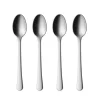 Teskedar & Kaffeskedar-Georg Jensen Copenhagen matt tesked large, 4-pack