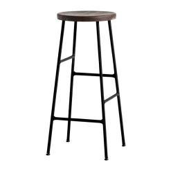 Barstolar-HAY Cornet barpall 75 cm, Smoked oiled oak-soft black