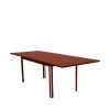 Utebord·Trädgårdsbord|Trädgårdsbord-Fermob Costa matbord med iläggsskiva, Red ochre