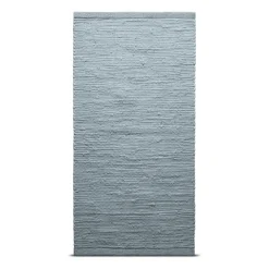 Gångmattor|Bomulls- & Trasmattor-Rug Solid Cotton matta 75x200 cm, light grey (ljusgrå)