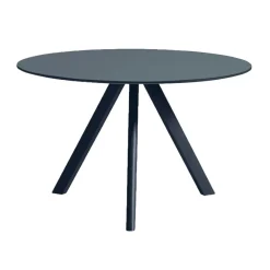 Matbord-HAY CPH20 2.0 matbord Ø120 cm, Smokey blue linoleum-deep blue