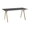 Skrivbord-HAY CPH10 2.0 skrivbord 80x160 cm, Black linoleum-lacquered oak
