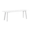CPH215 Deux 2.0 bänk 140 cm, Pearl white-lacquered beech^HAY Hot