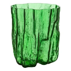 Crackle vas 27 cm, Grön^Kosta Boda