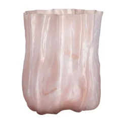 Crackle vas 27 cm, Pärlrosa^Kosta Boda