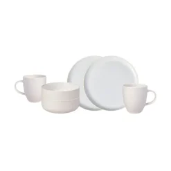Serviser & Startset-Villeroy & Boch Crafted cotton servisset 6 delar, White
