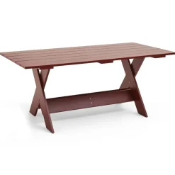 Crate Dining Table bord 180x89,5 cm lackad furu, iron red^HAY Clearance