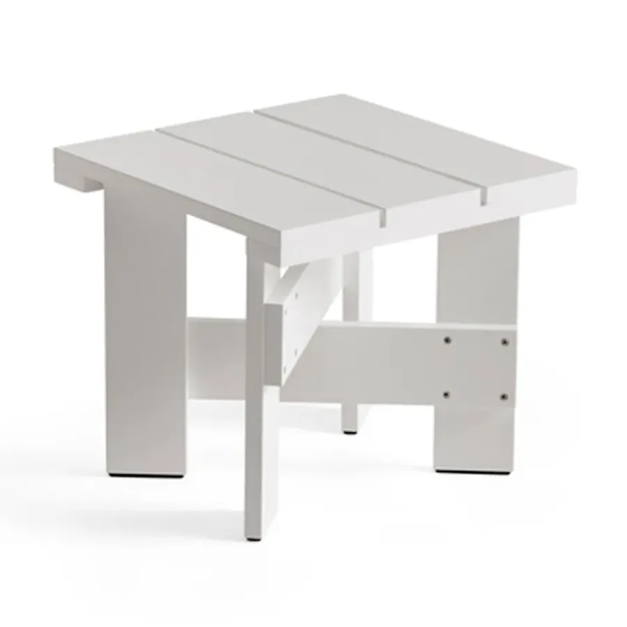 Crate Low Table bord 45x45x40 cm lackad furu, White^HAY Discount