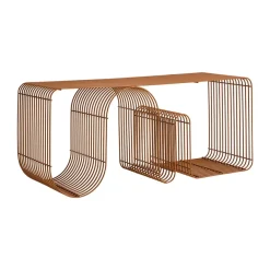 Bänkar-AYTM Curva sittbänk 100 cm, Amber