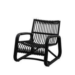 Curve fåtölj, Lava grey^Cane-line Hot