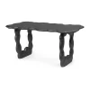 Dal Piece soffbord 100x50x47 cm, Black Aluminium^Ferm Living Outlet