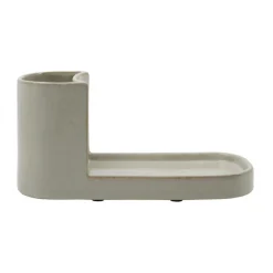 Datura Borste-och tvålhållare, Shellish grey^Meraki Hot