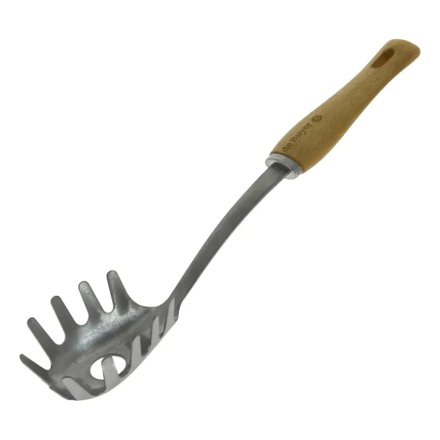 B Bois spaghettislev med trähandtag, Rostfritt stål^De Buyer Hot