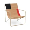 Desert lounge chair, block, cashemere stativ^Ferm Living New