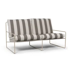 Desert 2-sits soffa, Cash stripe-chocolate^Ferm Living Clearance