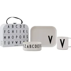 Serviser & Startset-Design Letters barnservis set, V